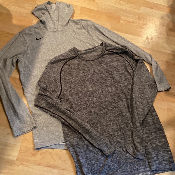 Nike Other - Lot of 2 Men’s long sleeve gray soft T-shirts